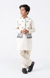 EMB WAISTCOAT 3PCS INFANT SUIT