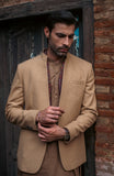V-Neck Prince Coat In Wool