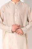 Beige Essential Kurta