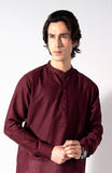 Maroon Essential Kurta