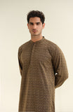 Mens Embroidered Kurta-SMK502424