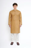 Mens Printed Round Neck Kurta