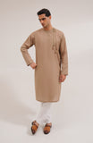 Men's Embroidered Kurta-Regular Fit-SMK715125