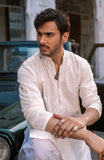 Men's Straight Hem Kurta-SMK716125