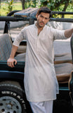 Men's Straight Hem Kurta-SMK716125