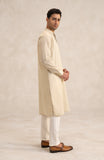 Men's Front Placket Embroidered Kurta-SMK803225