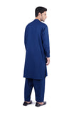 Mens Cvc Fabric Blue Suit