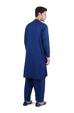 Mens Cvc Fabric Blue Suit