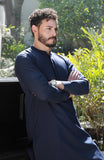 Mens Cvc Round Band Suit