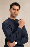 2Pc Round Band Collar Suit-SMS712125