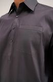 Men's Kurta Shalwar Suit-Regular Fit-SMS714125