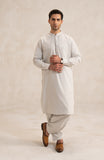 2Pc Round Band Collar Suit-SMS803225