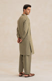 2Pc Band Collar Suit-SMS821225