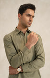 2Pc Band Collar Suit-SMS821225