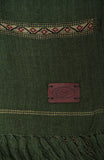 Green Fine Wool Shawl