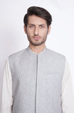 Cotton Linen Schiffli Mens Wai