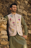 Mens Irish Linen Puff Emb. Wai