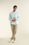 Band Collor Oxford Shirt-SWS701A125