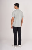 Mandarin Collar Shirt-SWS703C125