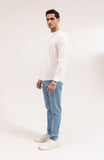 Men's Cotton Linen Shirt-Regular Fit-SWS711A125