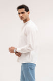 Men's Cotton Linen Shirt-Regular Fit-SWS711A125