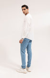 Men's Cotton Linen Shirt-Regular Fit-SWS711A125