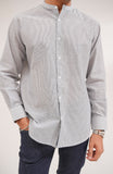 Men's Cotton Linen Shirt-Regular Fit-SWS711B125
