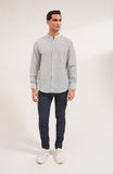 Men's Cotton Linen Shirt-Regular Fit-SWS711B125