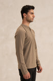 Pique Henley In Green-SWS806A225