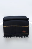 Navy Blue Fine Wool Shawl