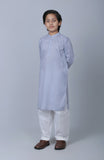 SCHIFFLI EMBROIDERD BOYS KURTA