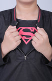 SUPERMAN LOGO W-ZIP PLACKET KURTA
