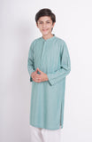 Self Jacquard Boys Kurta