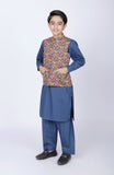 PRINTED BOYS WAISTCOAT