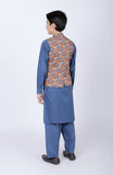 PRINTED BOYS WAISTCOAT