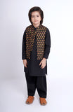 BLOCK PRINTED 3PCS INFANT SUIT