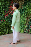 PASTE PRINTED & EMBROIDERED WAISTCOAT 3PC