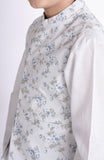 PRINTED WAISTCOAT 3PCS INFANT SUIT