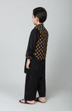 PRINTED WAISTCOAT 3PCS SUIT