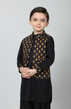 PRINTED WAISTCOAT 3PCS SUIT