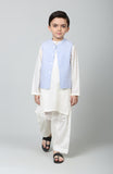 SEER SUCKR WAISTCOAT 3PCS SUIT