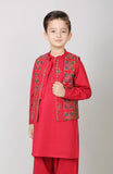 EMBROIDERED WAISTCOAT 3PC SUIT