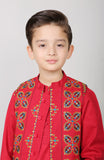 EMBROIDERED WAISTCOAT 3PC SUIT