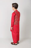 EMBROIDERED WAISTCOAT 3PC SUIT