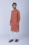 Hidden Placket Mens Kurta