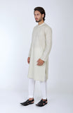 Self Jacquard Mens Kurta