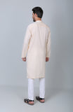 Self Jacquard Mens Kurta