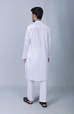 Embroidered Self Jacquard Kurta