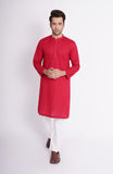 EMBROIDERED SCHIFLI MENS KURTA