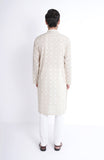 Schiffli Embroidered Boys Kurta